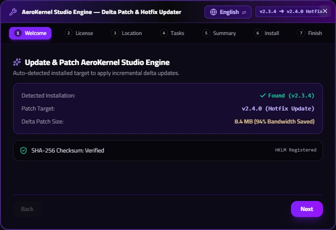 Installer design: Upgrade Wizard