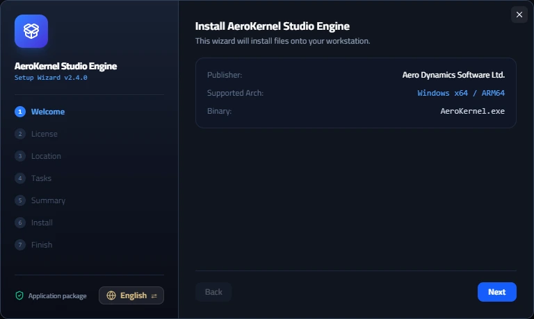 Installer design: Enterprise Banner