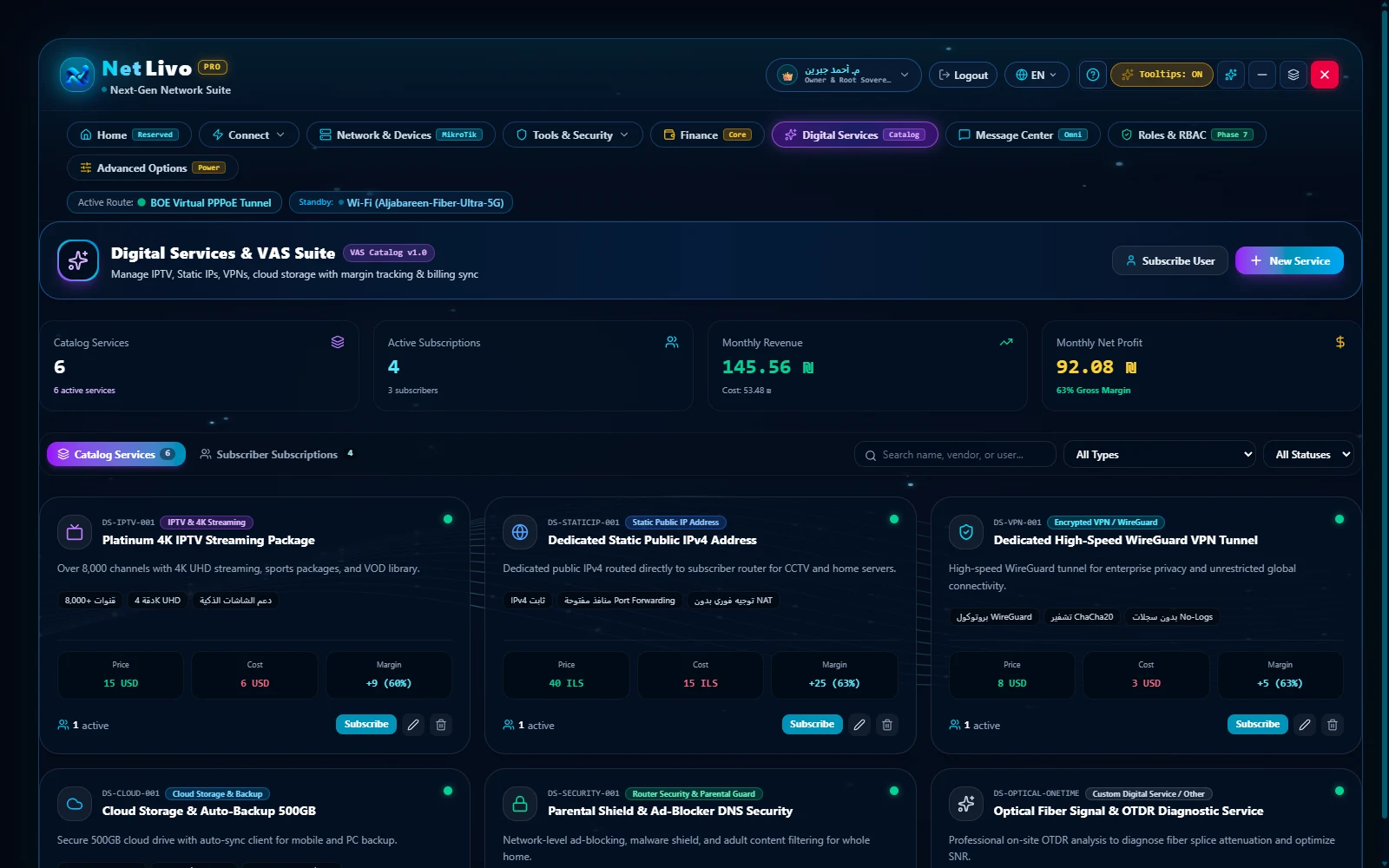 NetLivo — Digital services